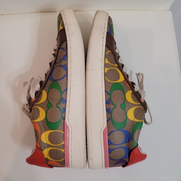 Coach Multicolor Signature Sneakers - Picture 8 of 13